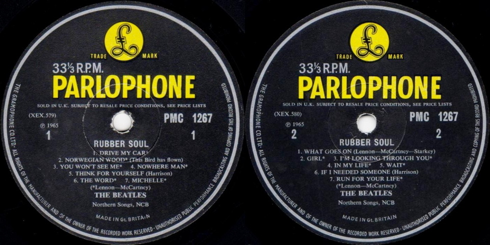 PMC1267 Rubber Soul mono (Beatles)